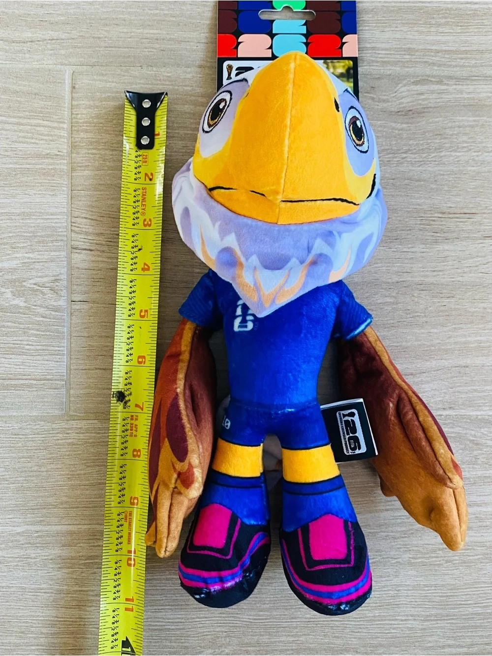 FIFA World Cup 26 Official USA Mascot Eagle Plush Dog Toy Souvenir Pet NWT⁠